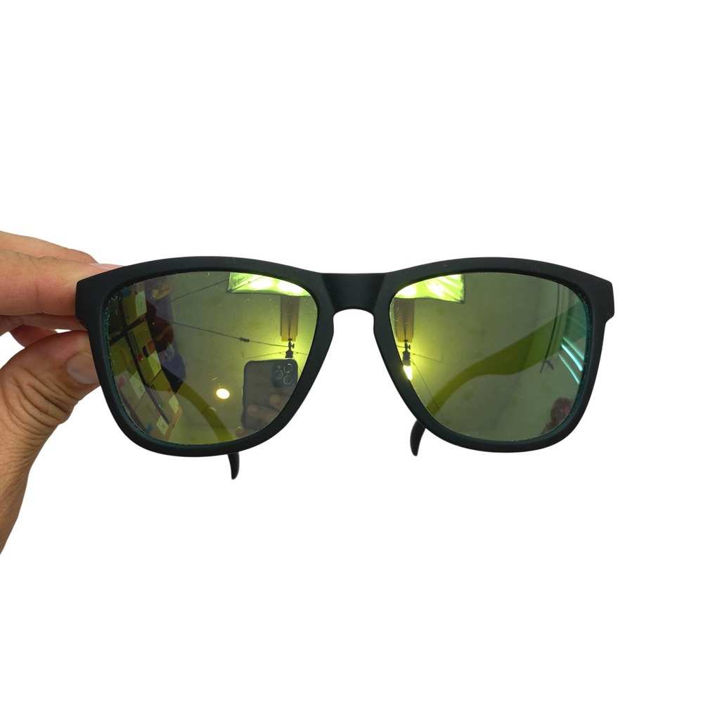 Goodr Vincents Absinthe Night Terrors Sunglasses Unisex OS Black Polarized